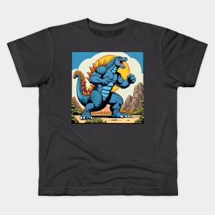 Himbo Godzilla, King of Beef Kids T-Shirt